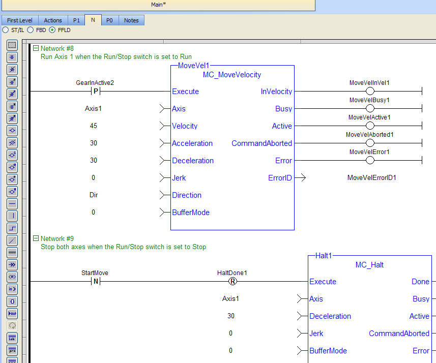 PLCopen Template - Step 5 of the Main